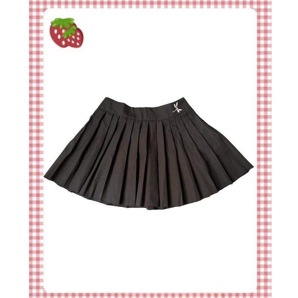 Black Pleated Skirt